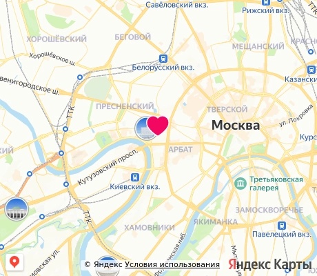 На карте