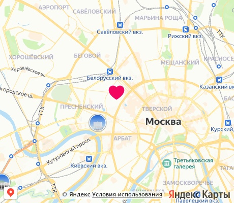 На карте