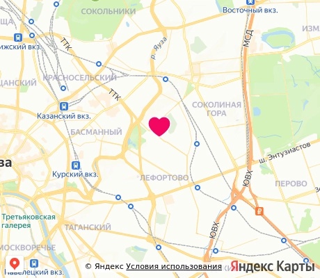 На карте