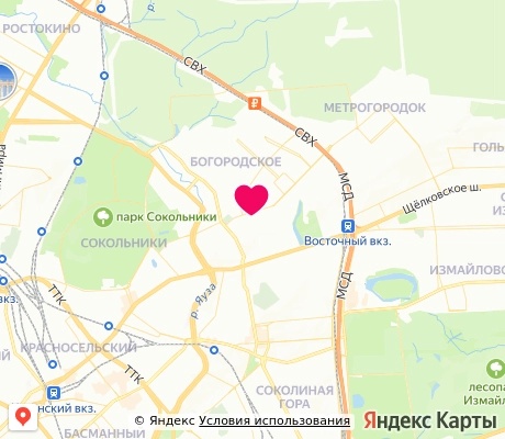 На карте