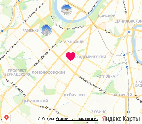На карте