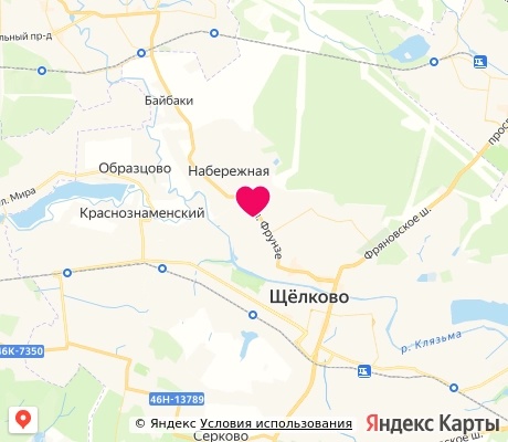 На карте