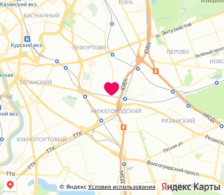 На карте