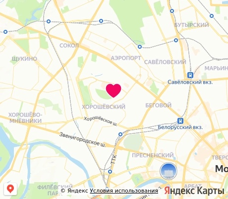 На карте
