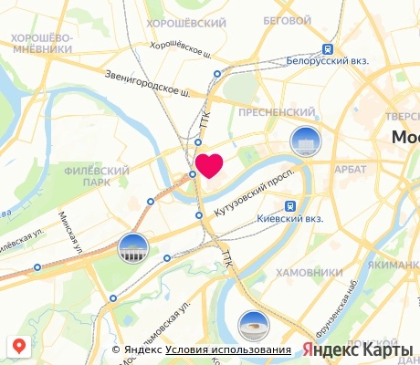 На карте
