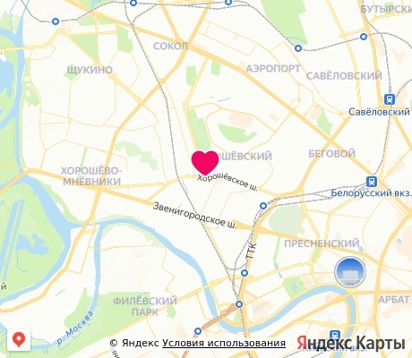 На карте