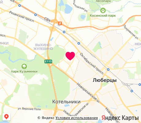На карте