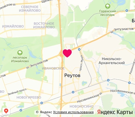 На карте