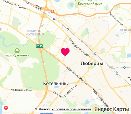 На карте