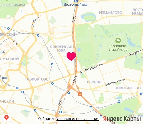 На карте