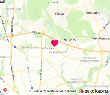 На карте