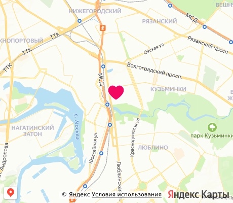 На карте
