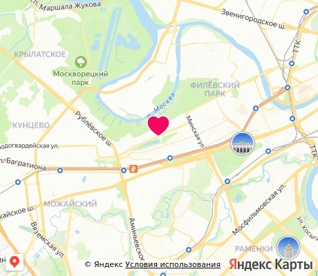 На карте