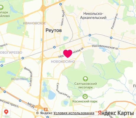 На карте