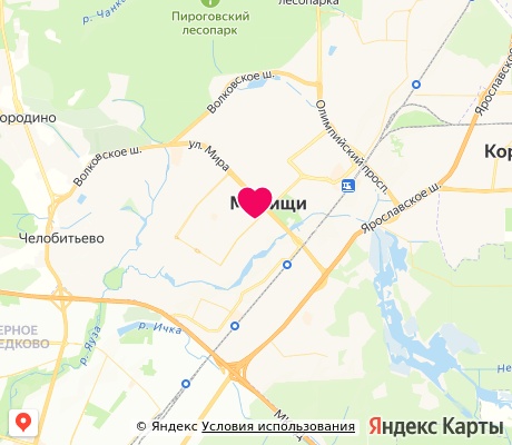 На карте