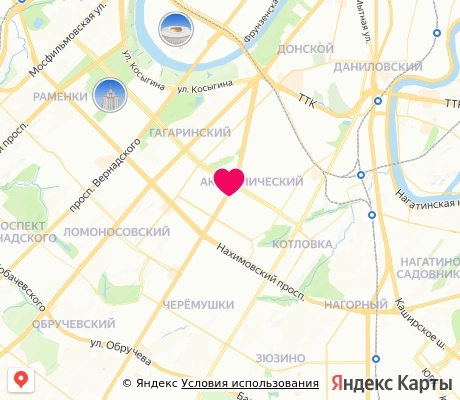 На карте