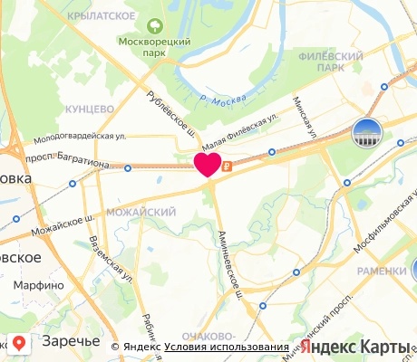 На карте