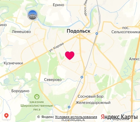 На карте