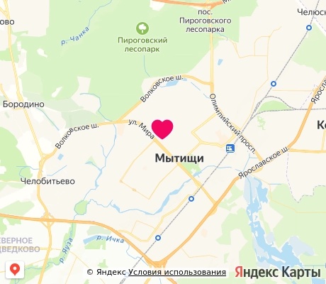 На карте