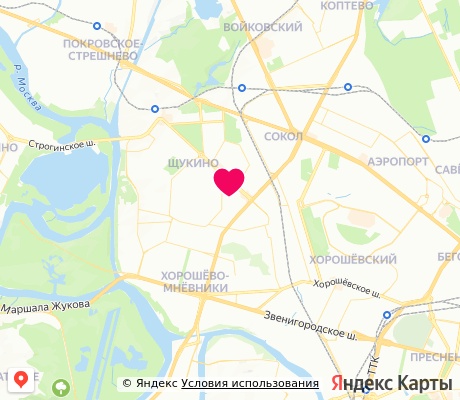На карте