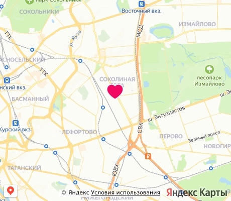 На карте