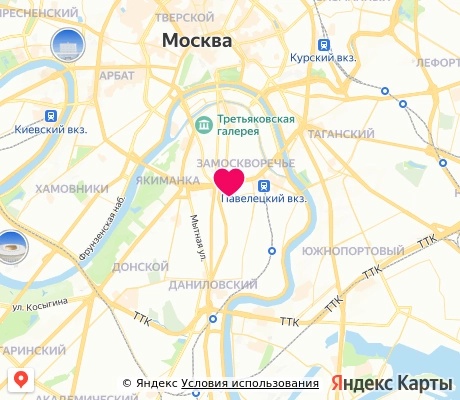 На карте