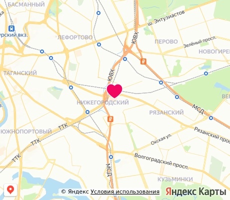 На карте