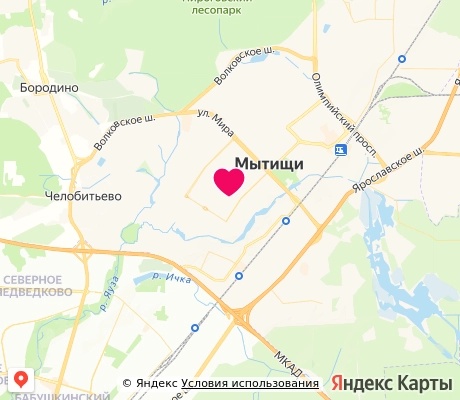 На карте