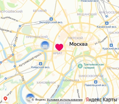 На карте