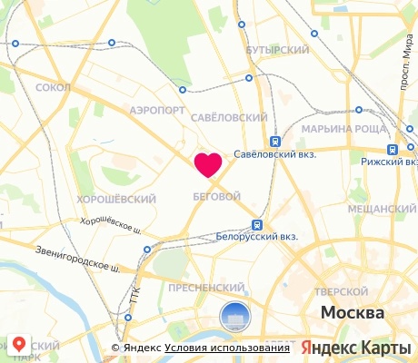 На карте