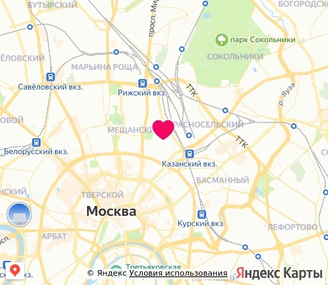 На карте