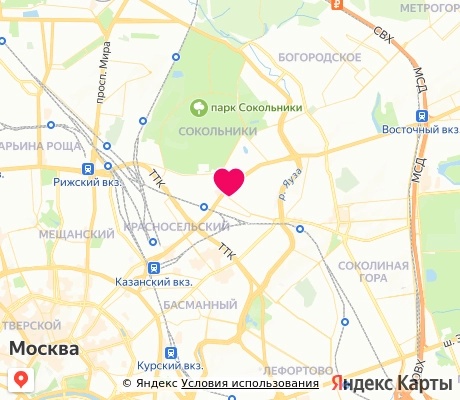На карте