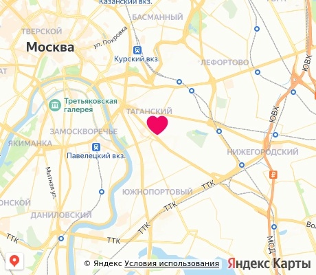 На карте
