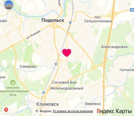 На карте