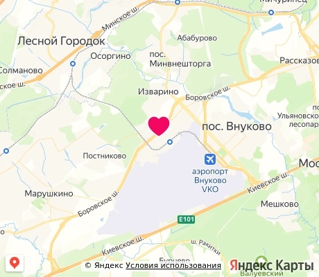 На карте