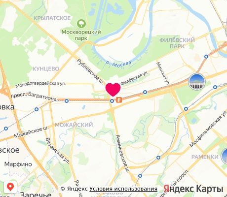 На карте