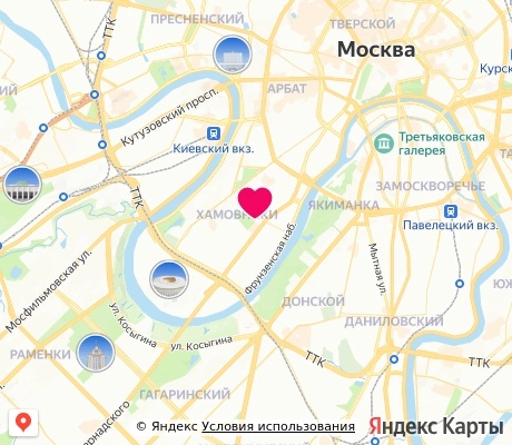 На карте