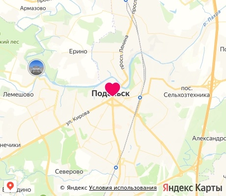 На карте