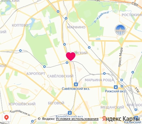 На карте