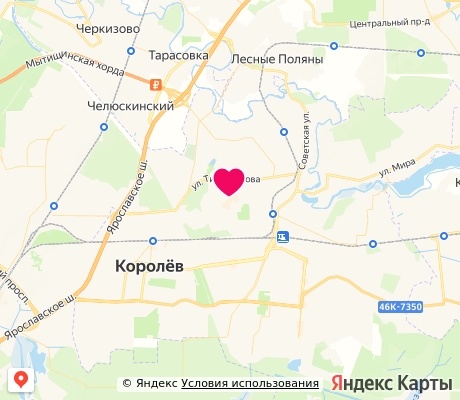 На карте