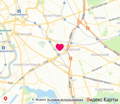 На карте