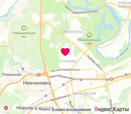 На карте