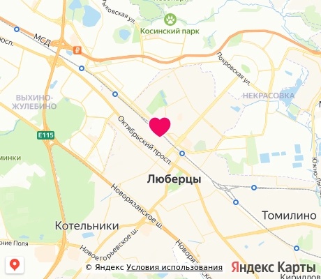 На карте