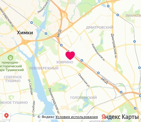 На карте