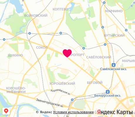 На карте