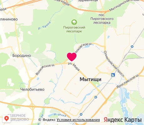 На карте