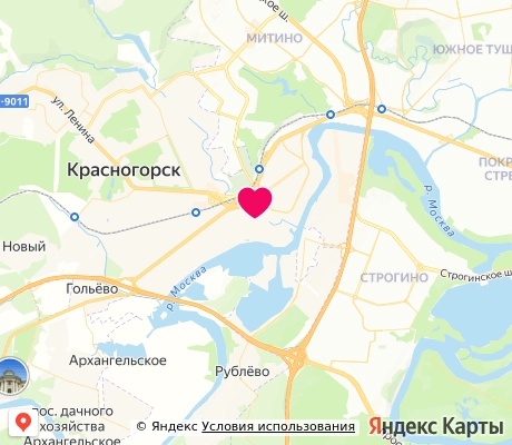 На карте