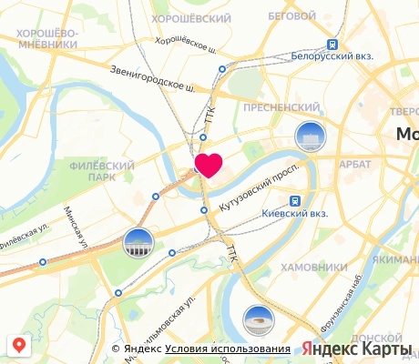 На карте
