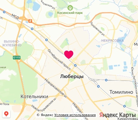 На карте