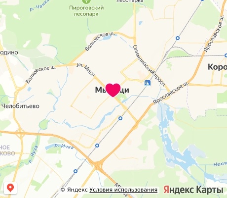 На карте